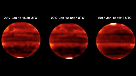 Jupiter's Atmosphere Heats up under Solar Wind .